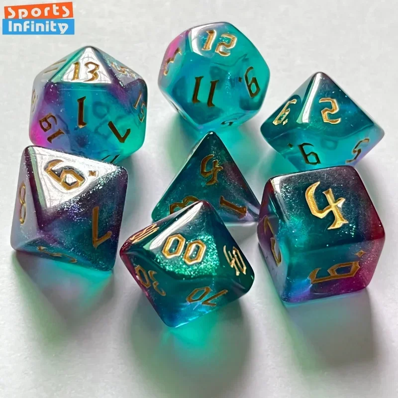 7 Uds. De nuevos dados de colo - Board Game Viral reseña y precio