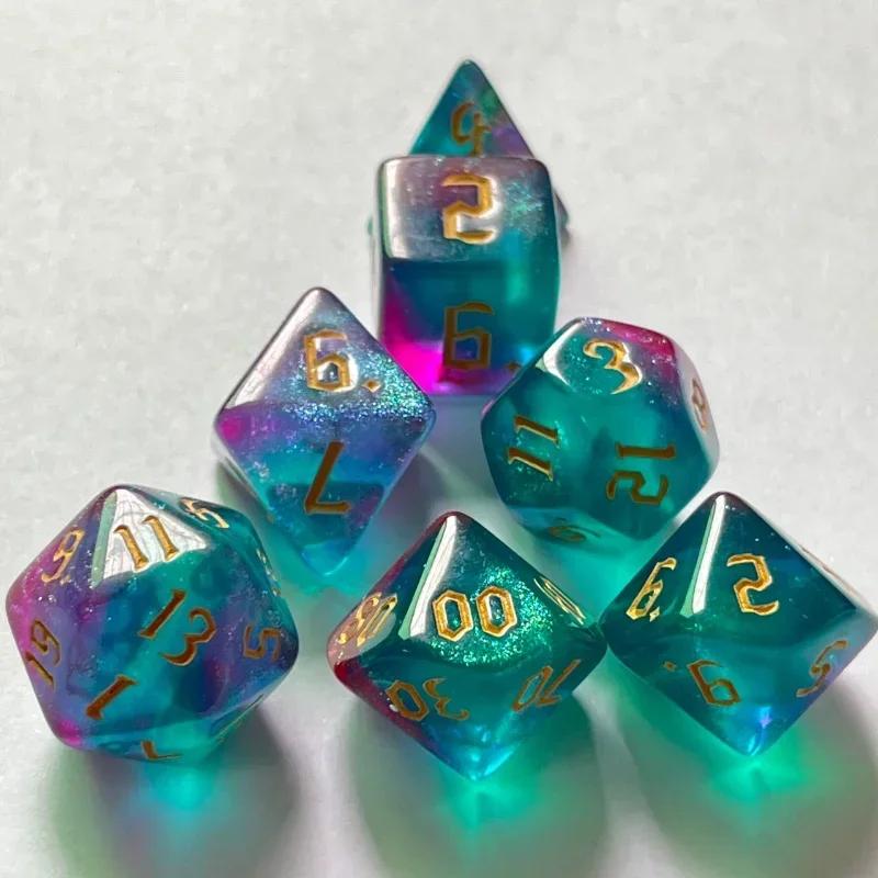 7 Uds. De nuevos dados de colo - Board Game Viral reseña y precio