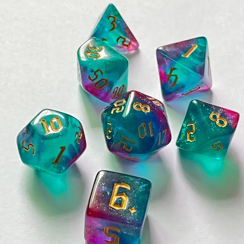 7 Uds. De nuevos dados de colo - Board Game Viral reseña y precio