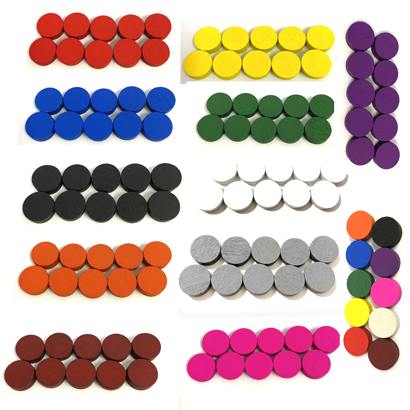 50 piezas 15*5MM 11 colores di - Board Game The Sims reseña y precio