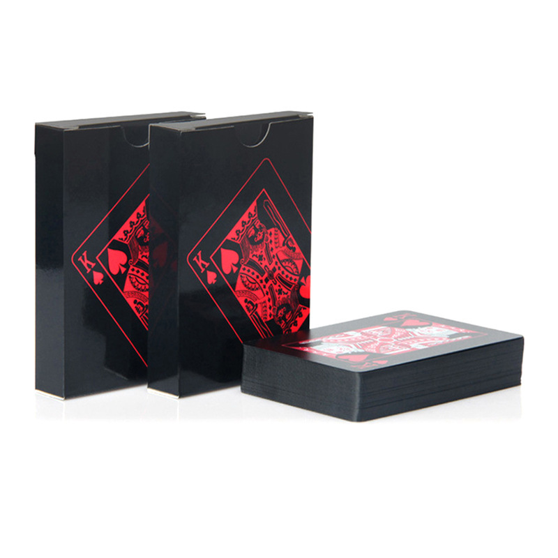 Naipes de plástico negro, jueg - Board Game Viral reseña y precio