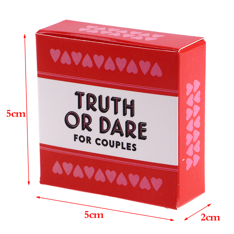 Mini tamaño pequeño Verdad o D - Board Game For Couple reseña y precio