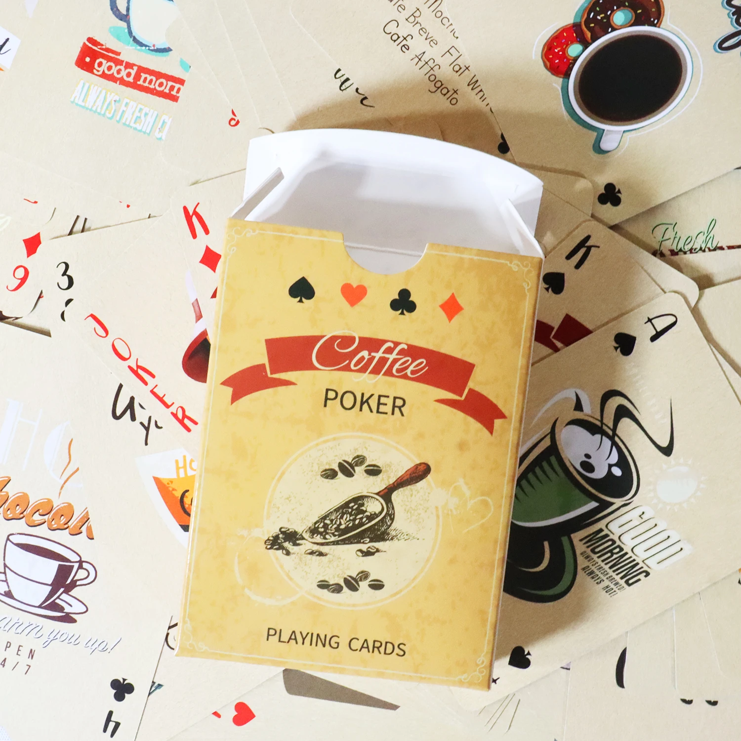 Naipes de papel para café, est - Board Game Viral reseña y precio
