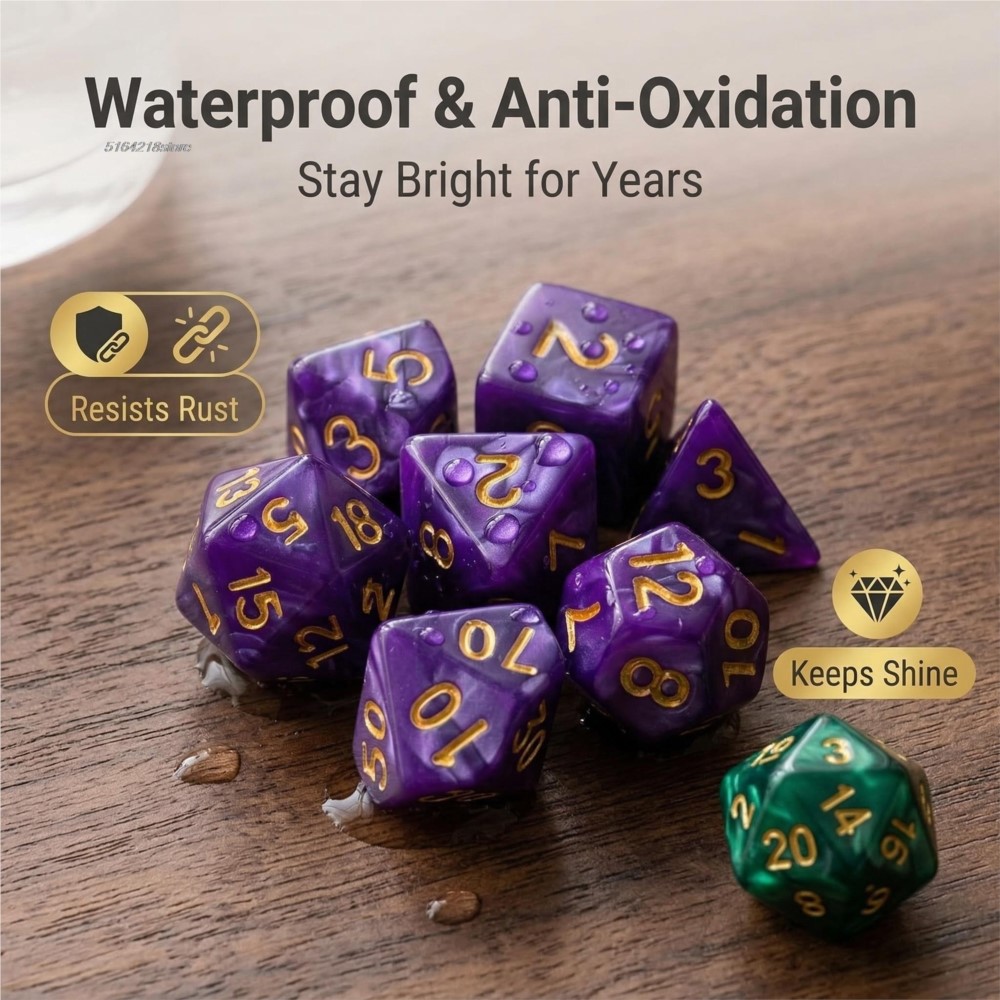 Juego de 7 dados para juegos d - Board Game Vector reseña y precio